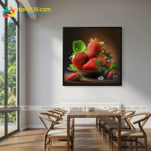 Tranh Dâu Tây Tươi Mát - HQ0006