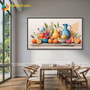 Tranh Mâm Trái Cây Tươi - HQ0014
