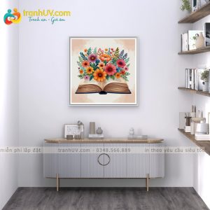 Tranh Những Trang Sách Nở Hoa - H0023