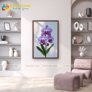 Tranh Sắc Tím Lan Hồ Điệp - H0030