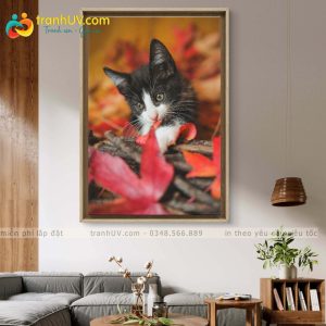 Tranh Nghịch lá phong - DV0018