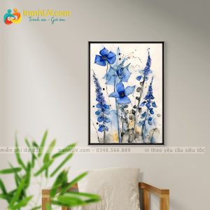 Tranh Hoa Xanh Mơ Mộng - H0031