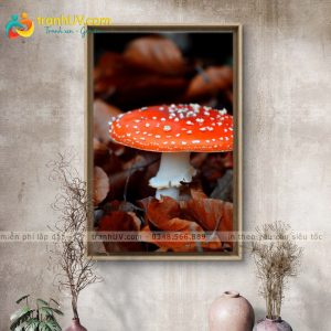 Tranh Sắc đỏ hoang dại - C0016