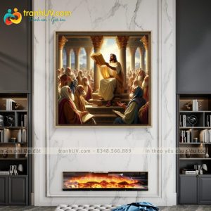 Tranh Khúc giảng nguyện cầu - TG0004