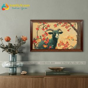 Tranh Xuân Mùi Phú Quý– PT0009