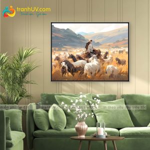 Tranh Bước Chân Người Mục Đồng - DV0020