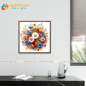 Tranh Rộn Ràng Mùa Hoa Nở - H0035