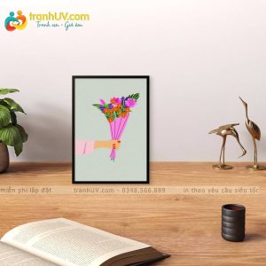 Tranh Khoảnh Khắc Trao Sắc Hoa - H0036