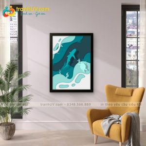 Tranh Vũ Điệu Xanh Của Biển - PC056