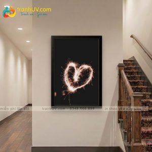 Tranh Trái Tim Phát Sáng - 00017
