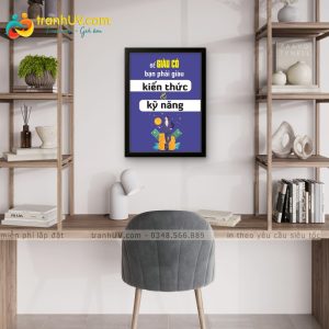 Tranh Giàu Có Nhờ Tri Thức - TT0018