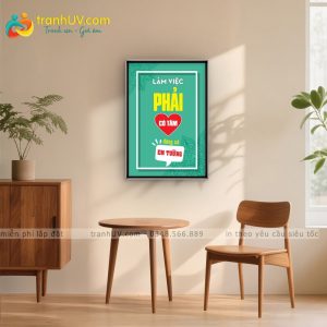 Tranh Làm Việc Phải Có Tâm - TT0020