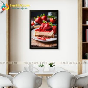 Tranh Hương Dâu Trên Bánh - TV0007