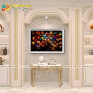 Tranh Sắc Màu Đèn Lồng Đêm - PC060
