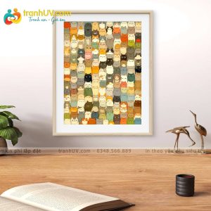 Tranh Biển mèo - HH033