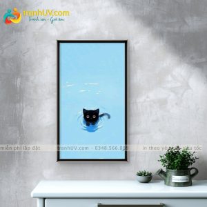 Tranh Mèo giữa làn nước - HH037