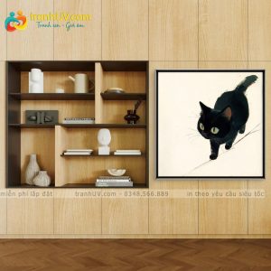 Tranh Mèo đen - DV0054